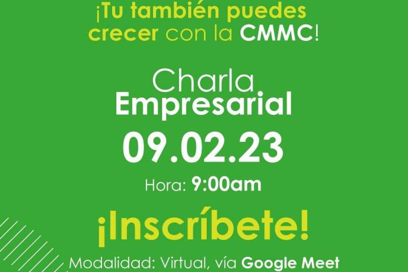 Charla Empresarial CMMC