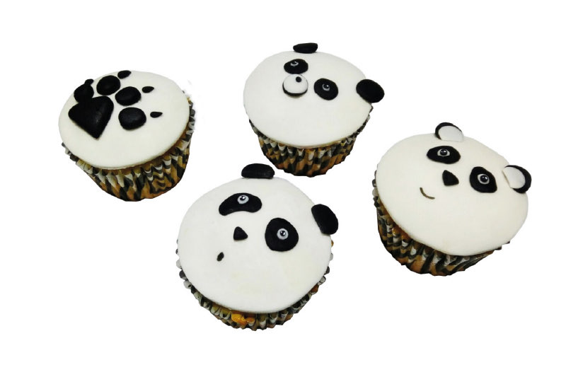 Set cupcakes animalitos x 4